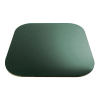 Tablero de mesa de vidrio ahumado verde para 4 personas L.90
